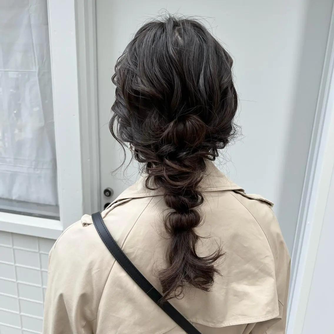セミロング ヘアアレンジ 結婚式・ブライダル ヘアセット 卒業式お呼ばれ🕊️ ヘアセット✴︎ミキのヘアスタイル