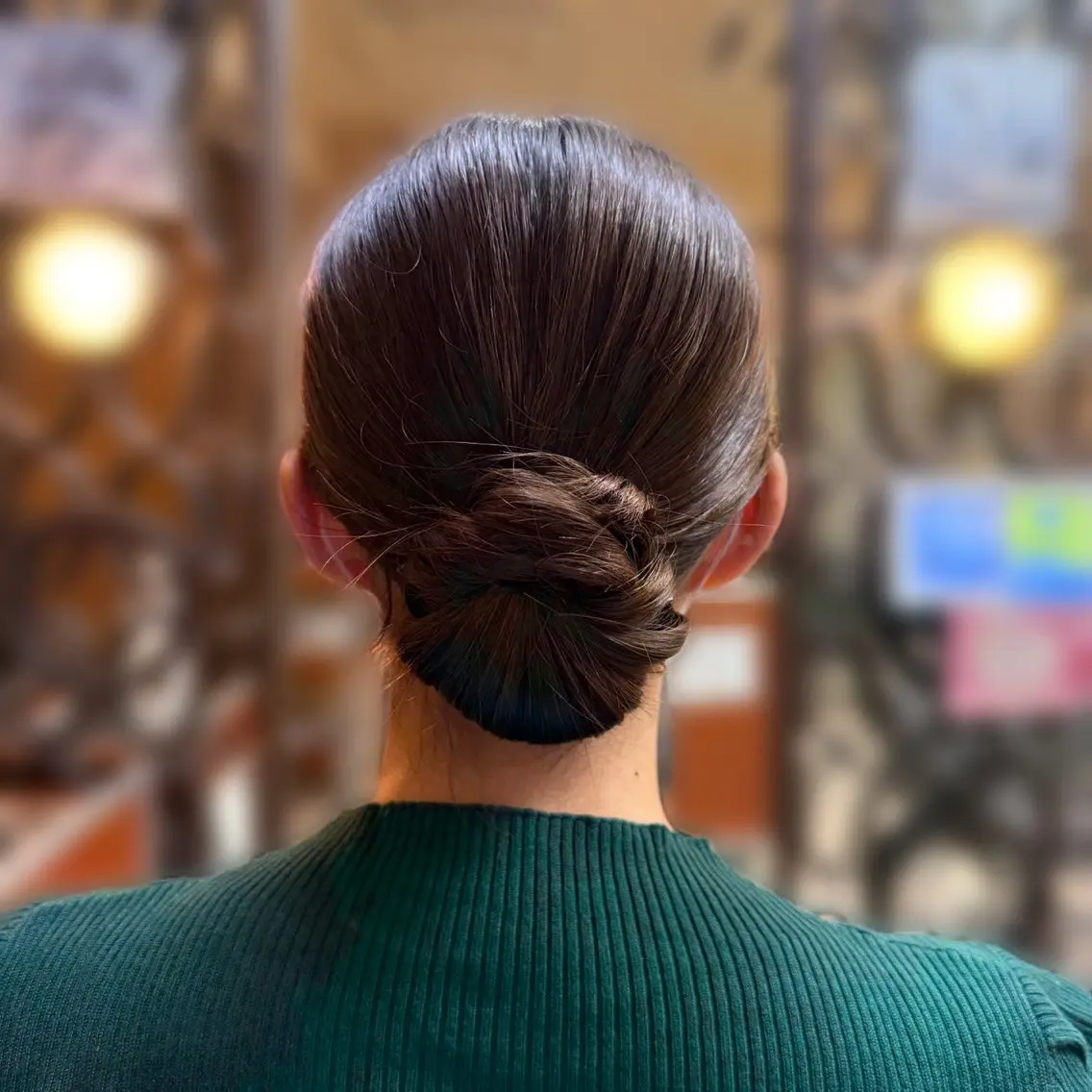 セミロング ヘアアレンジ 予約停止 予約不可のヘアスタイル