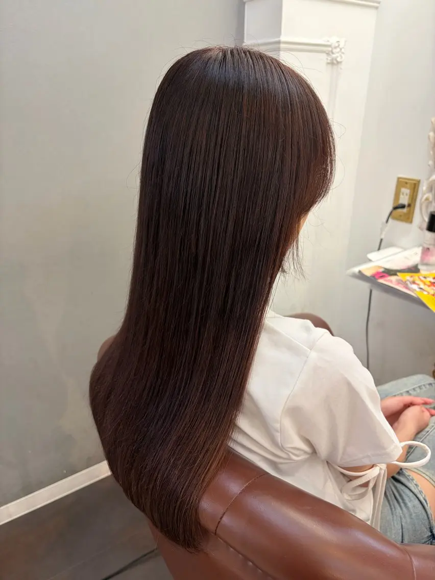 ロング カラー ヘアカラー 志村 梨帆のヘアスタイル