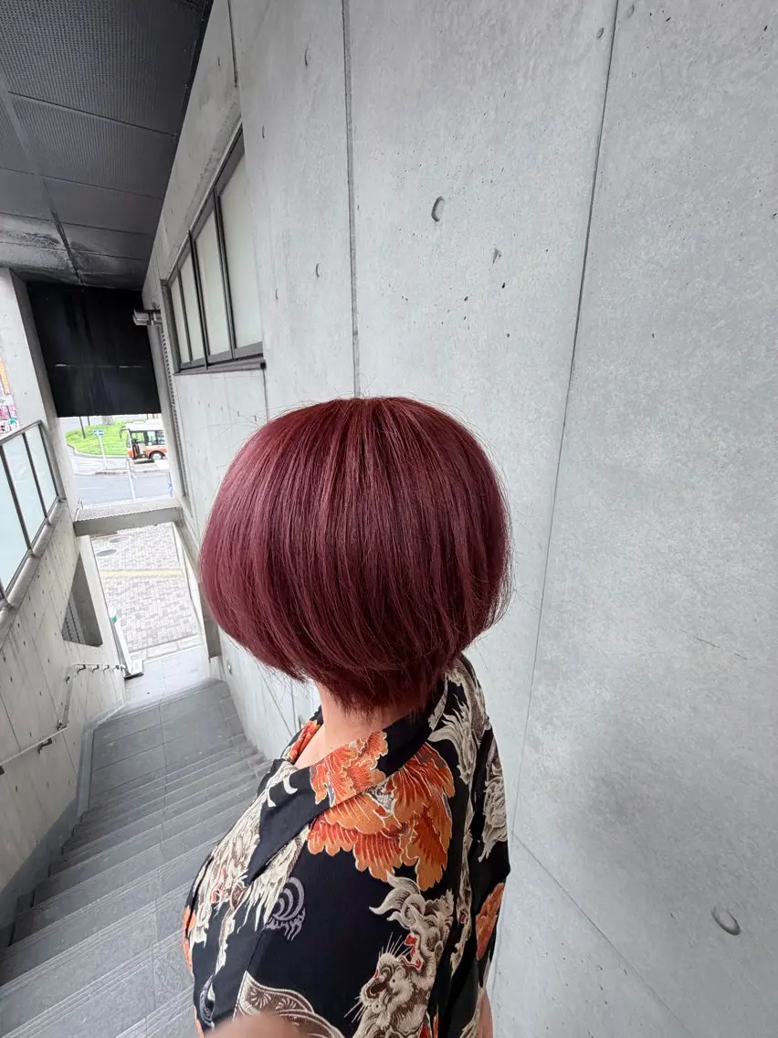 ショート ヘアカラー 渡邉 尚悟のヘアスタイル
