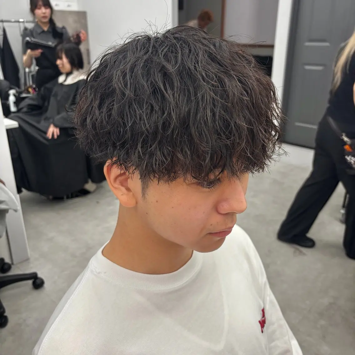 メンズ メンズパーマ カット パーマ SOYON船橋店 西澤元気のヘアスタイル