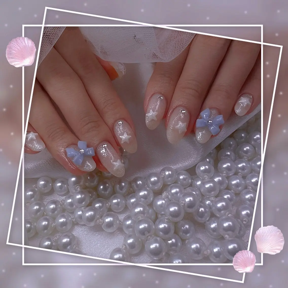 ネイル チークネイル ガーリー グラデーション マグネットネイル ピンク ハンドネイル Chill Nailsalonのネイルデザイン