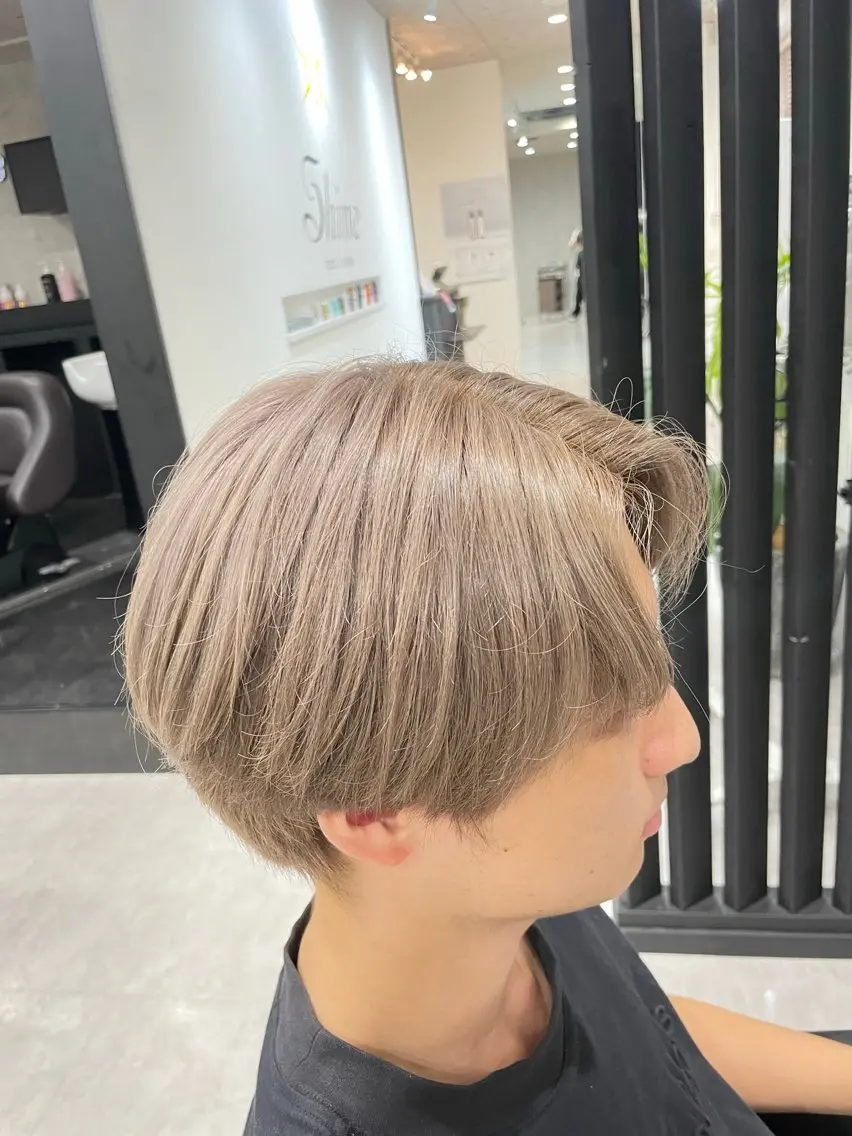 【ハイトーンメニュー🌟】メンズカット+ブリーチ+カラー【¥16000】の写真
