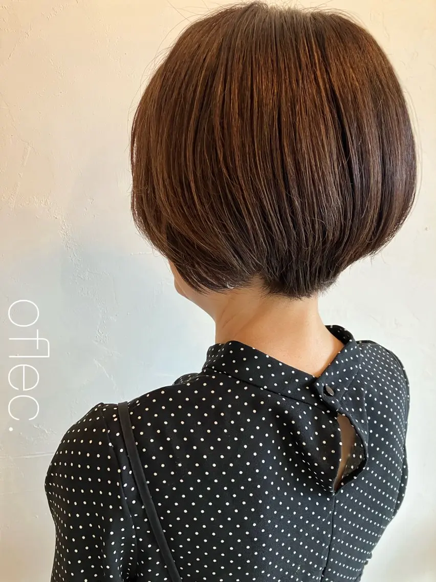ショート ボブ カット OCHIAI KEISUKEのヘアスタイル