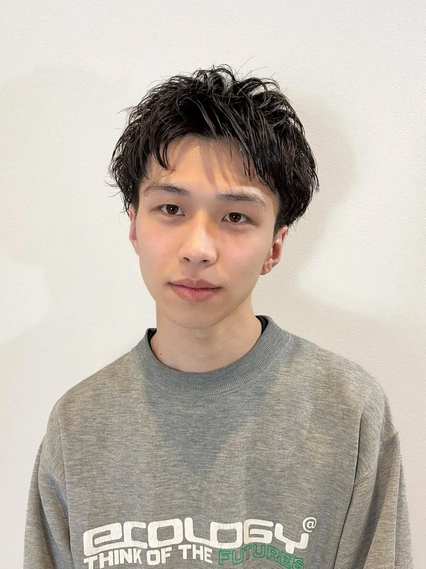 ショート ショートヘア メンズ特化🔥再現度 高カット/パーマ/元のヘアスタイル