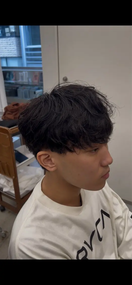 ミディアム カット ヘアセット tomoメンズ特化 /パーマ/カットのヘアスタイル