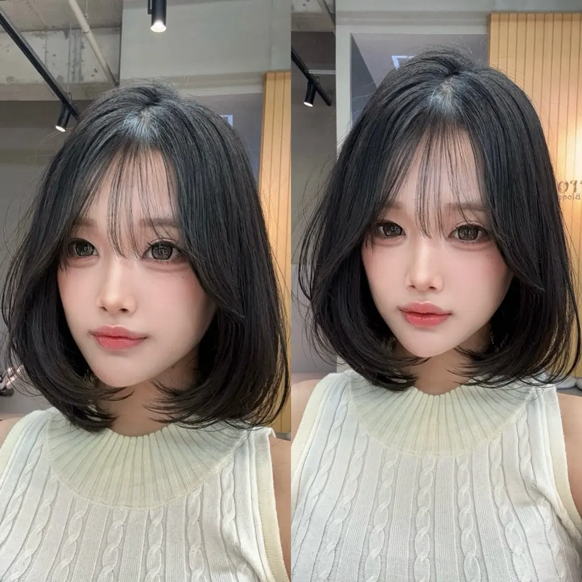 ミディアム カラー ベージュカラー ブリーチ 透明感カラー ブリーチなしカラー 髪質改善 カット ヘアカラー トリートメント ✨髪質改善特化✨副 店長椎葉信乃介のヘアスタイル