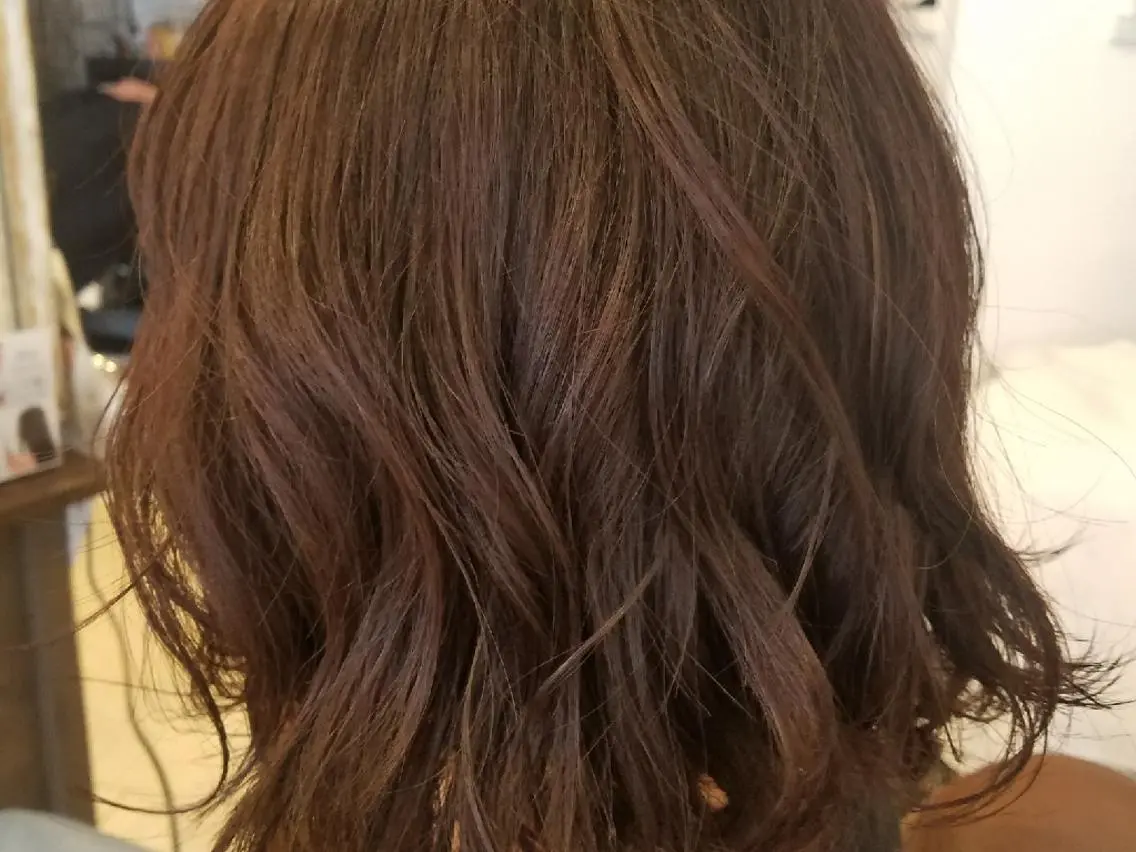 ミディアム ボブ 坂本 純子のヘアスタイル