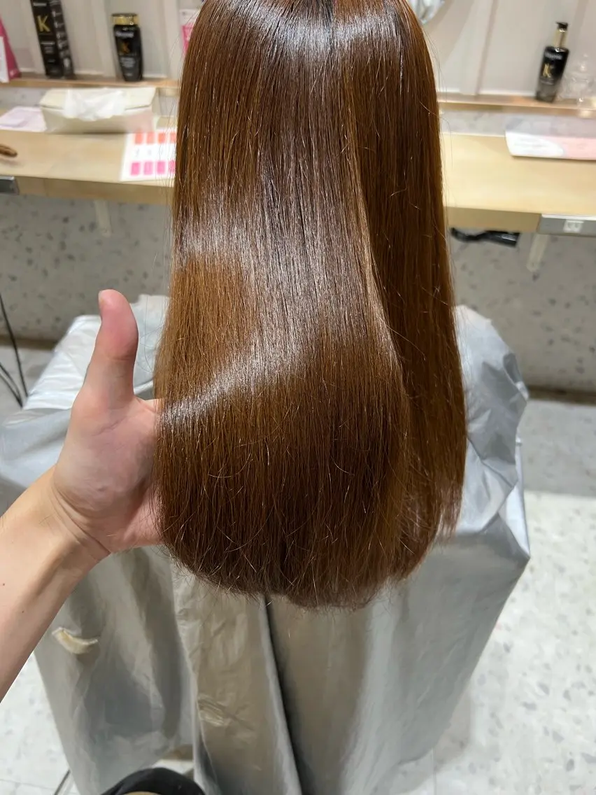 セミロング カラー カット ヘアカラー トリートメント 🐻千葉 碧和🐻のヘアスタイル