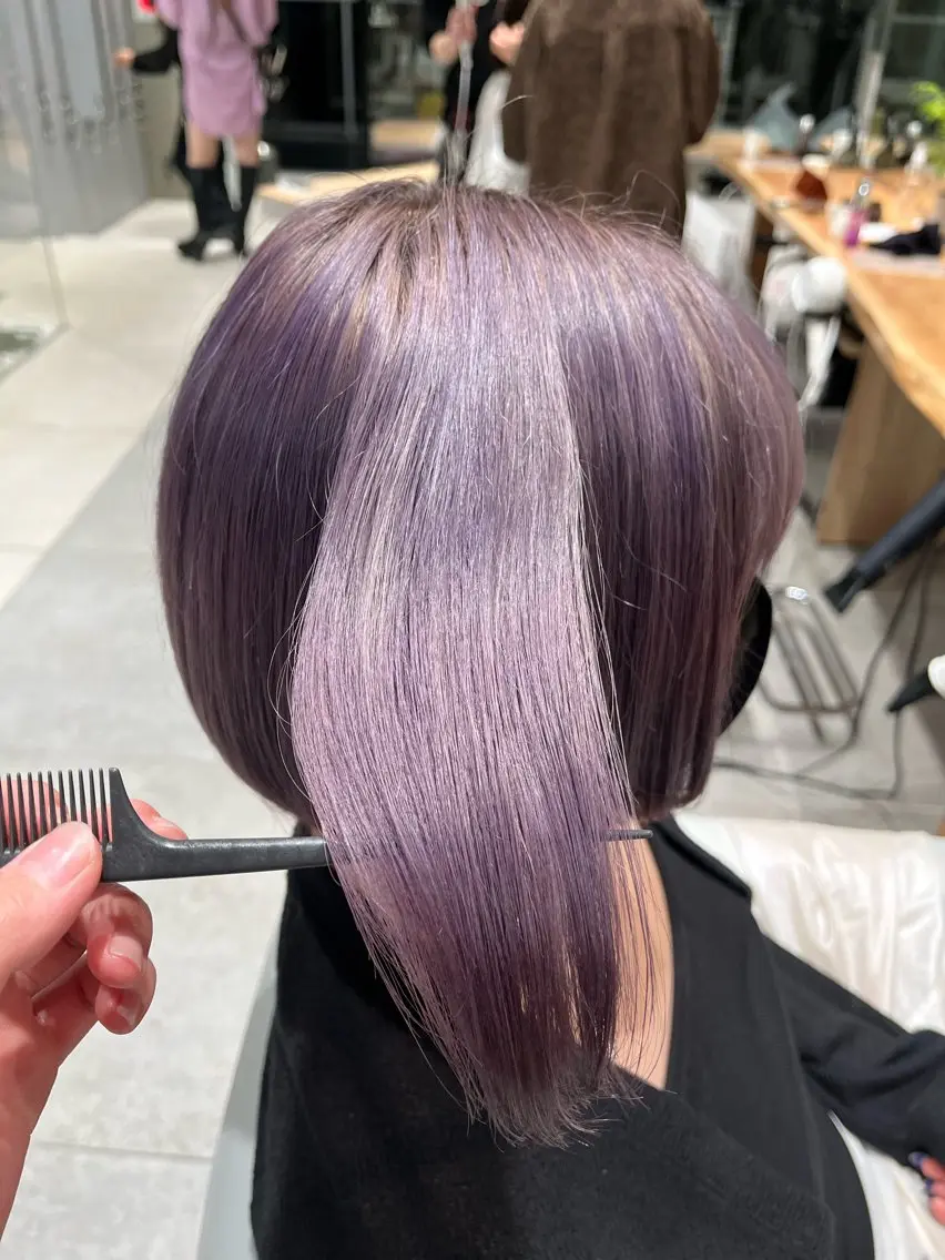 カラー レイヤー MINX伊藤なず菜のヘアスタイル