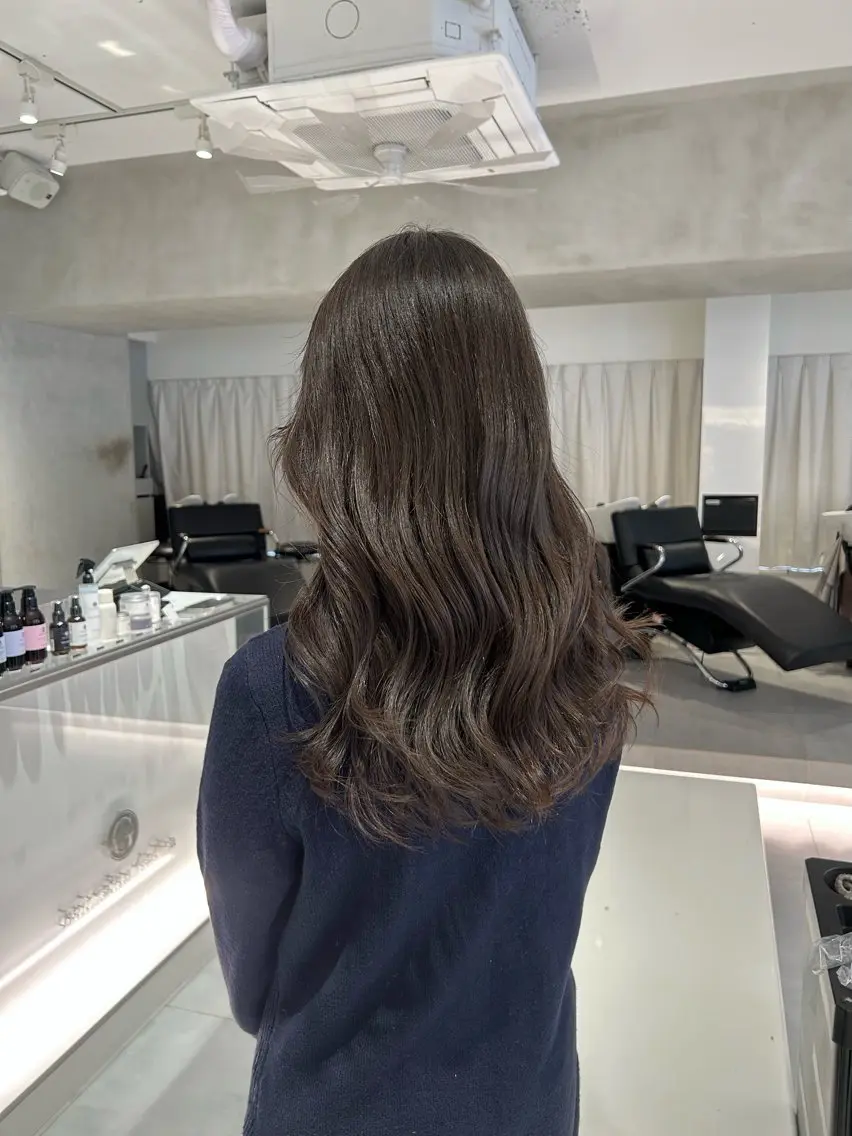 ロング カラー カット ヘアカラー 🧚つやさらhair 🧚manakaのヘアスタイル