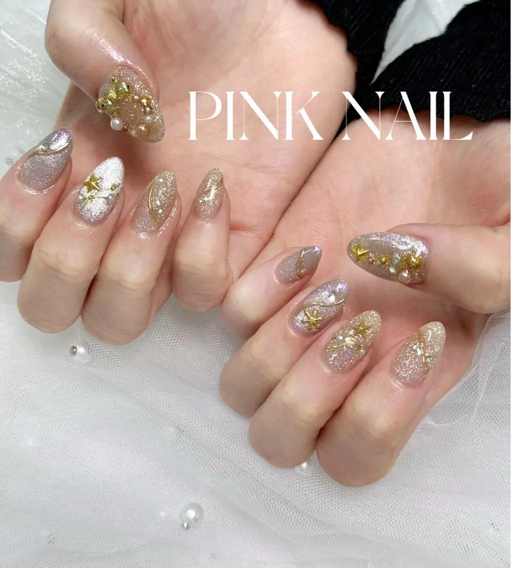 ネイル ハンドネイル pink nailのその他イメージ
