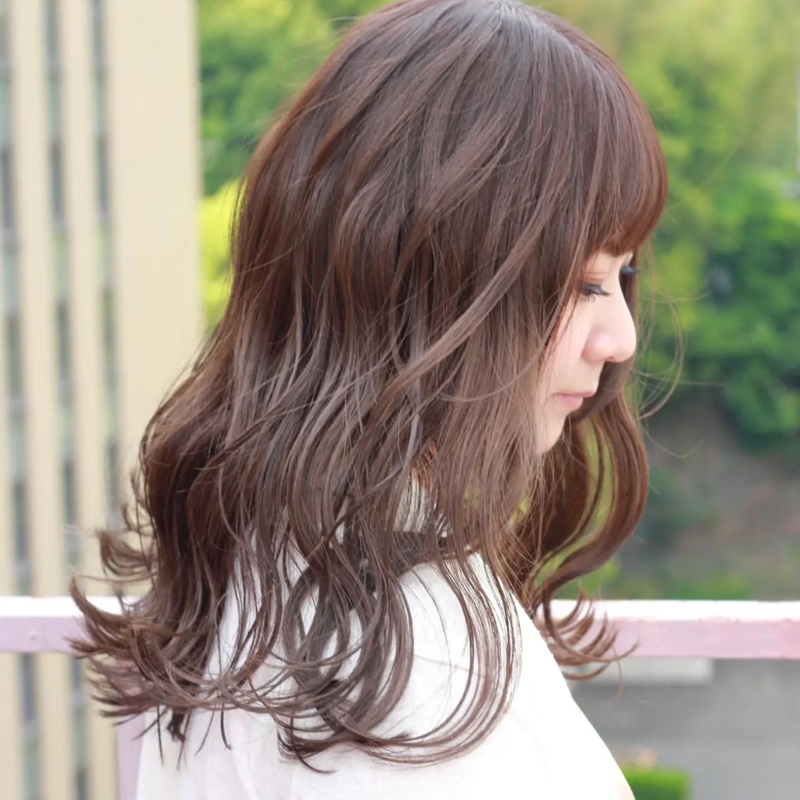 ロング カラー アッシュ ヘアカラー Viage （ビアージュ）のヘアスタイル