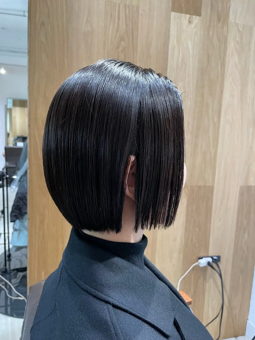 ショート カラー 髪質改善 トリートメント ヘアカラー トリートメント 🩵縮毛矯正  髪質 改善 美髪🩵のヘアスタイル