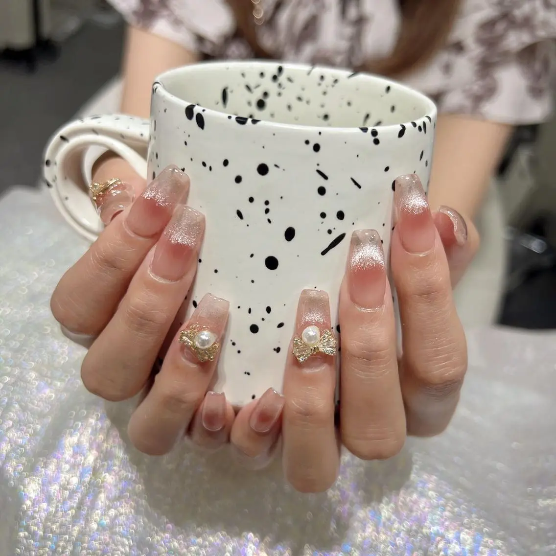 ネイル 長さ出し ネイルチップ Queen‘s なんのネイルデザイン