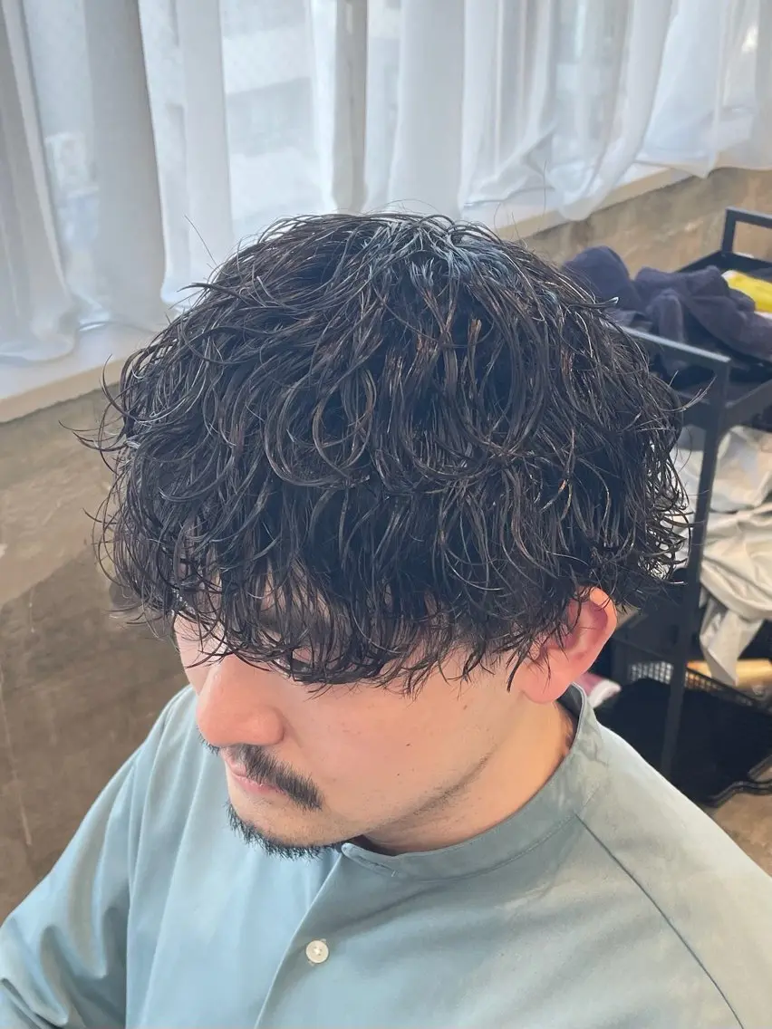 ショート カラー パーマ メンズ カット パーマ 🎧【パーマ師】 SOUMA🎧のヘアスタイル