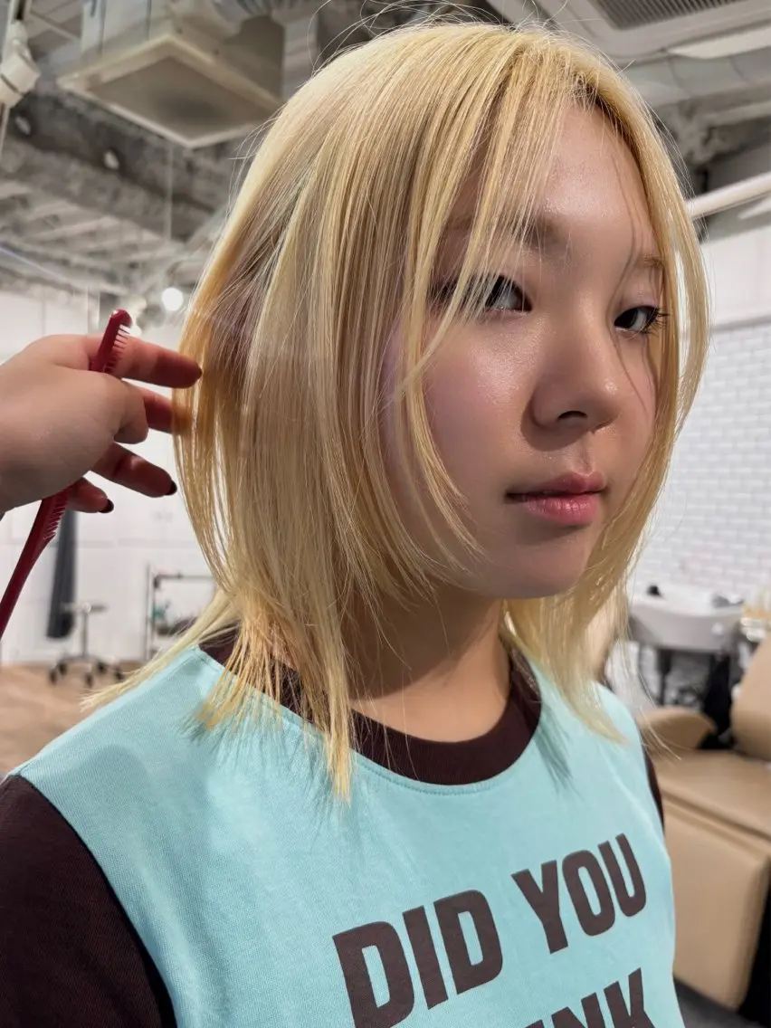 ミディアム カラー 🎀kano /透明感カラー🎀のヘアスタイル