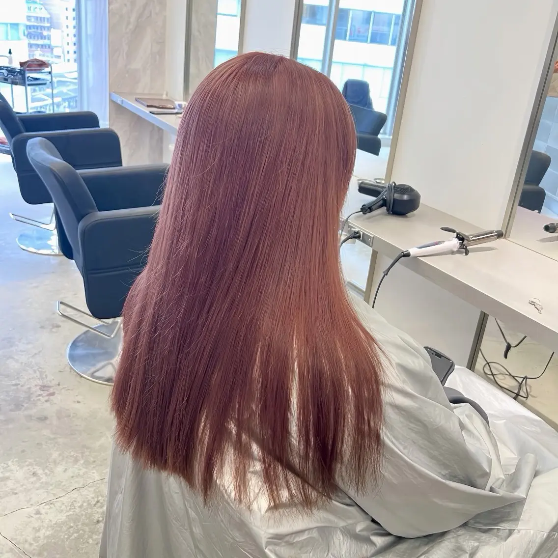 ロング カラー カット ヘアカラー EIGHT 樹梨 /韓国ヘア🇰🇷のヘアスタイル