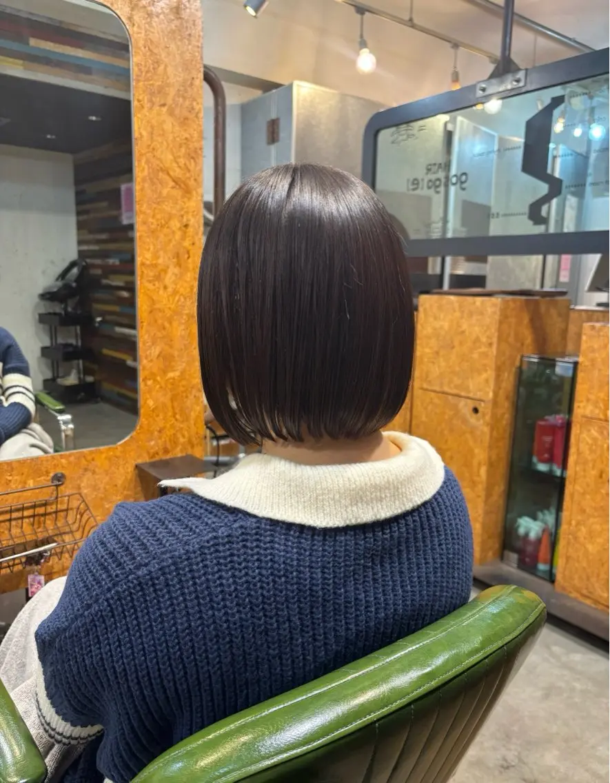 ショート カラー パーマ 🧃吉祥寺/ショート ボブ/カサイ🧃のヘアスタイル