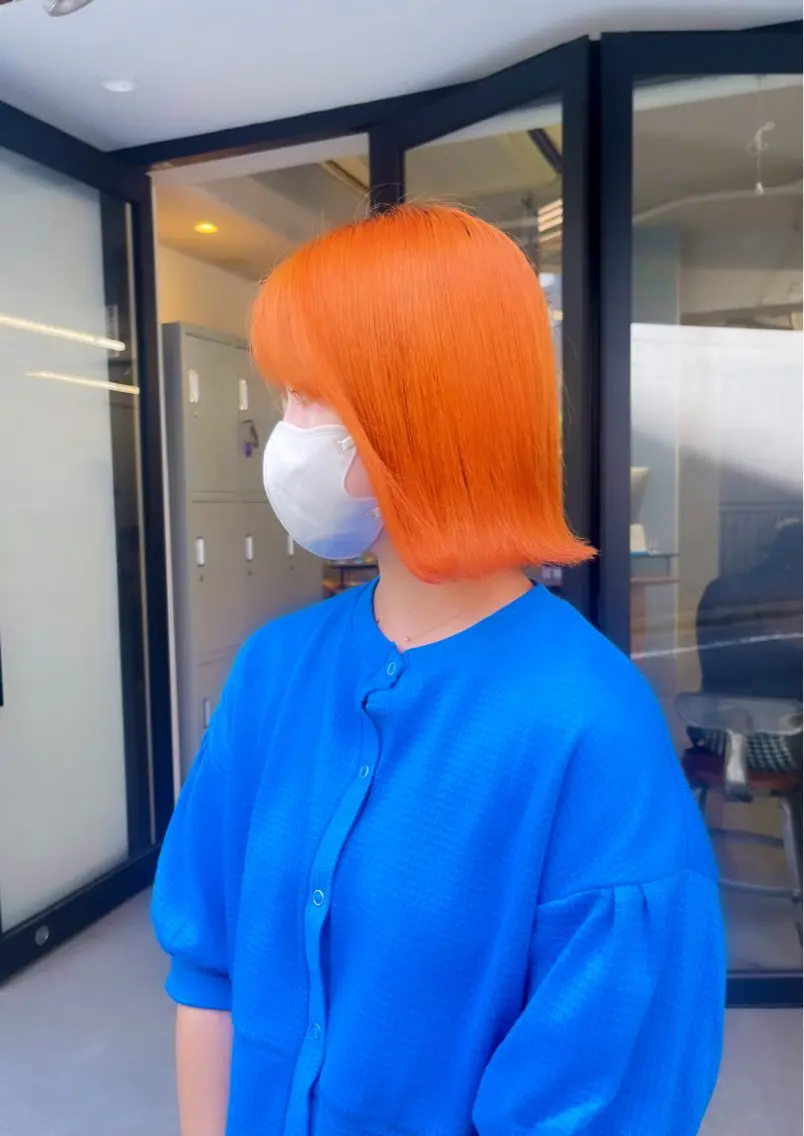 ミディアム ハイトーン🫧艶髪 MAIKAのヘアスタイル