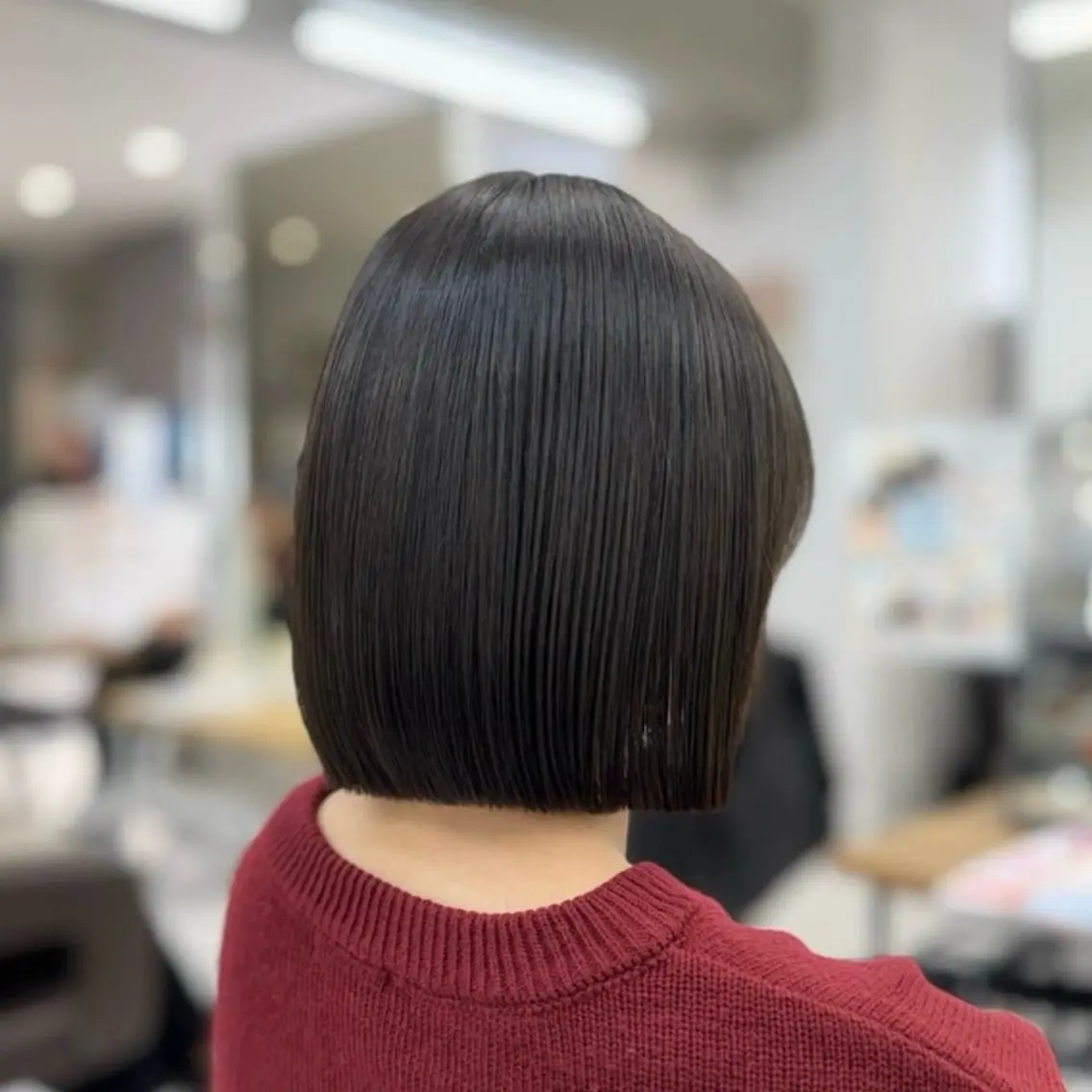 ショート ボブ 髪質改善 カット 縮毛矯正 トリートメント 田島拓海 ボブカットのヘアスタイル