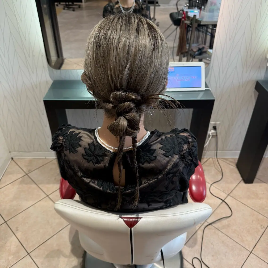 セミロング ヘアアレンジ 🎀ヘアアレンジ 🎀ななみのヘアスタイル