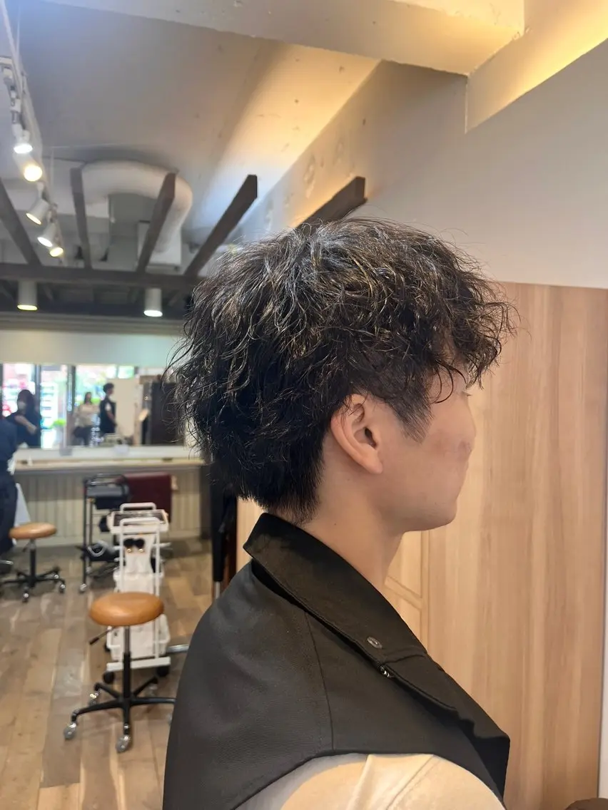 パーマ メンズ メンズパーマ ツイストスパイラルパーマ スパイラルパーマ パーマ 🫒オリーブカラー/ かれんのヘアスタイル