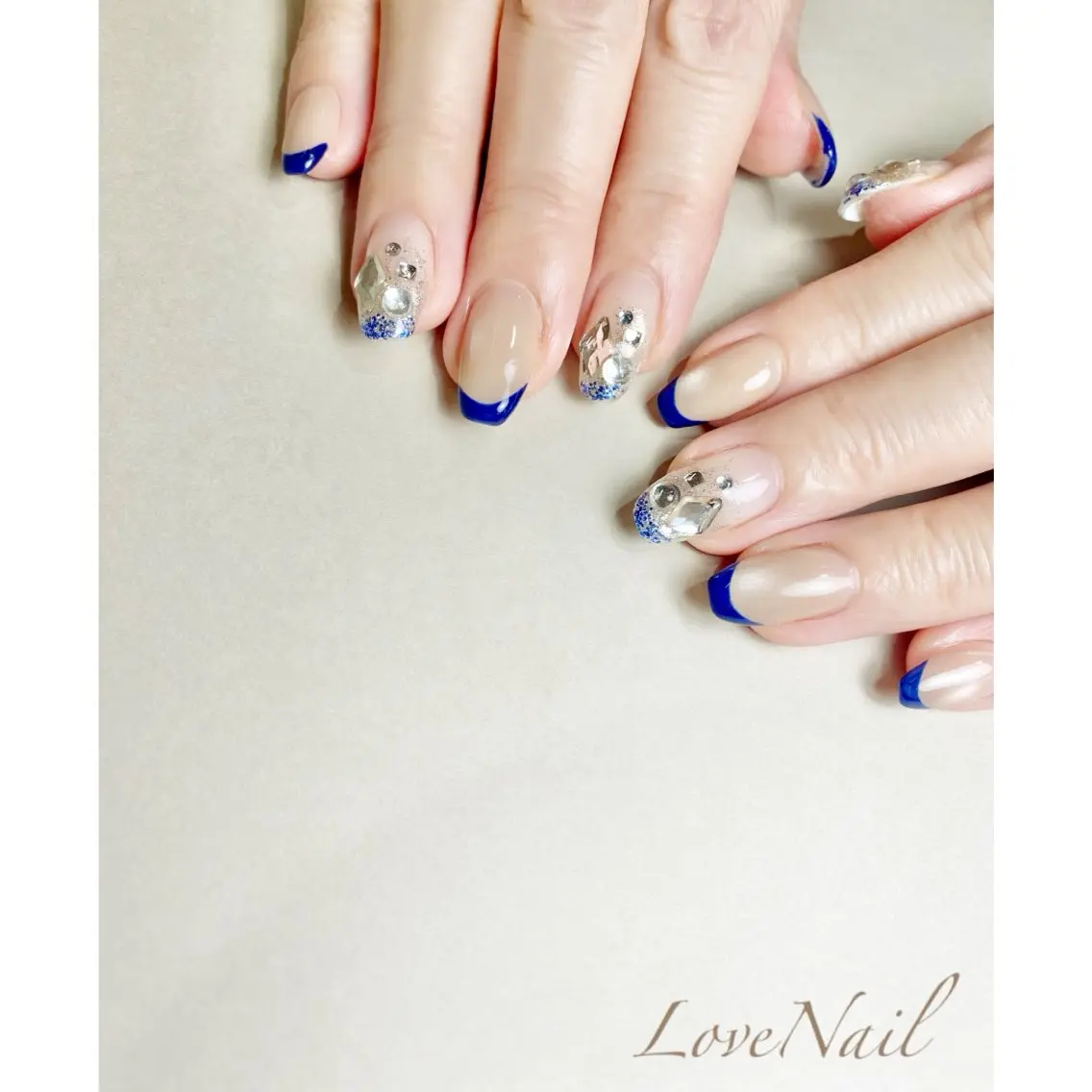 ネイル フレンチネイル マグネットネイル LoveNail HIROSHIMAのネイルデザイン