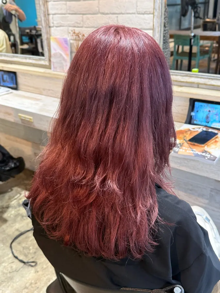 セミロング カラー カット ヘアカラー トリートメント 透明感カラー/パーマ 🌀アオノのヘアスタイル
