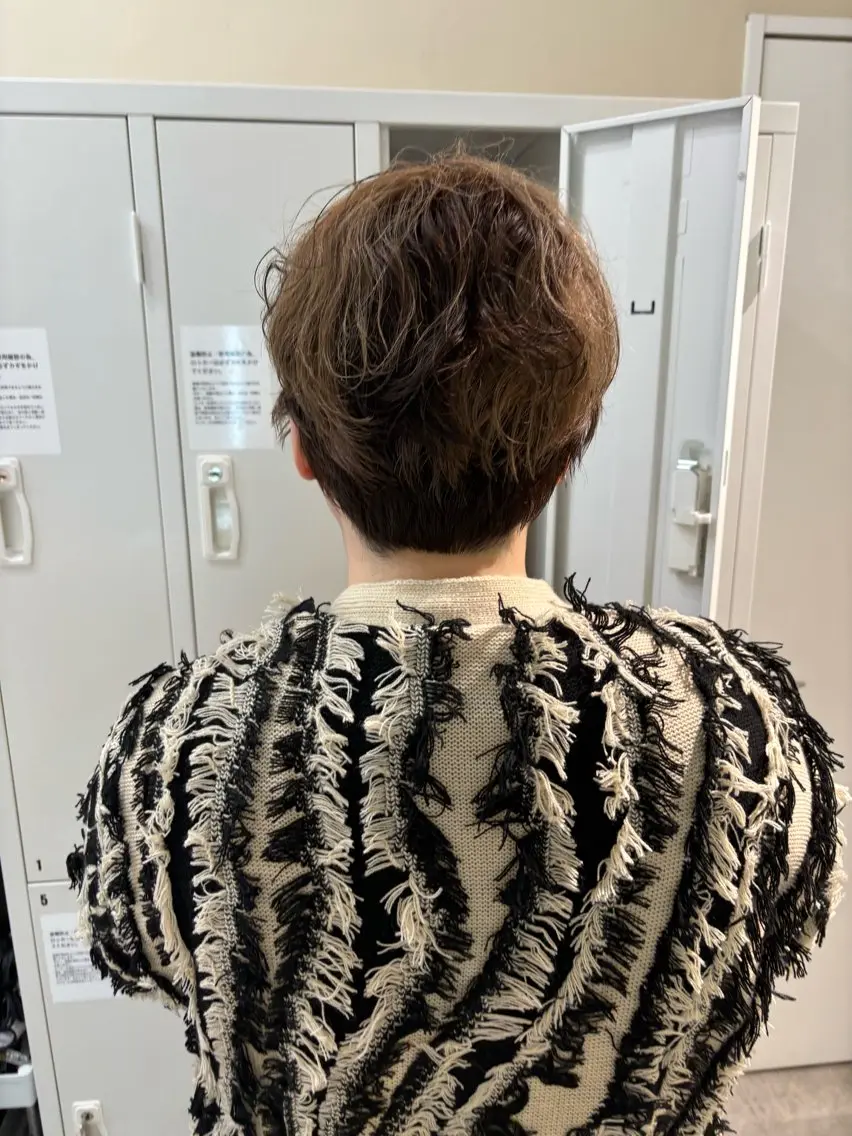 ショート カラー ヘアアレンジ カット ヘアカラー トリートメント 💟似合わせカットカ ラーMizuki🐕のヘアスタイル