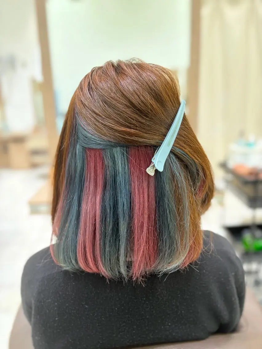 ロング カット ヘアカラー 🐈‍⬛SARA🎀 縮毛矯正のヘアスタイル
