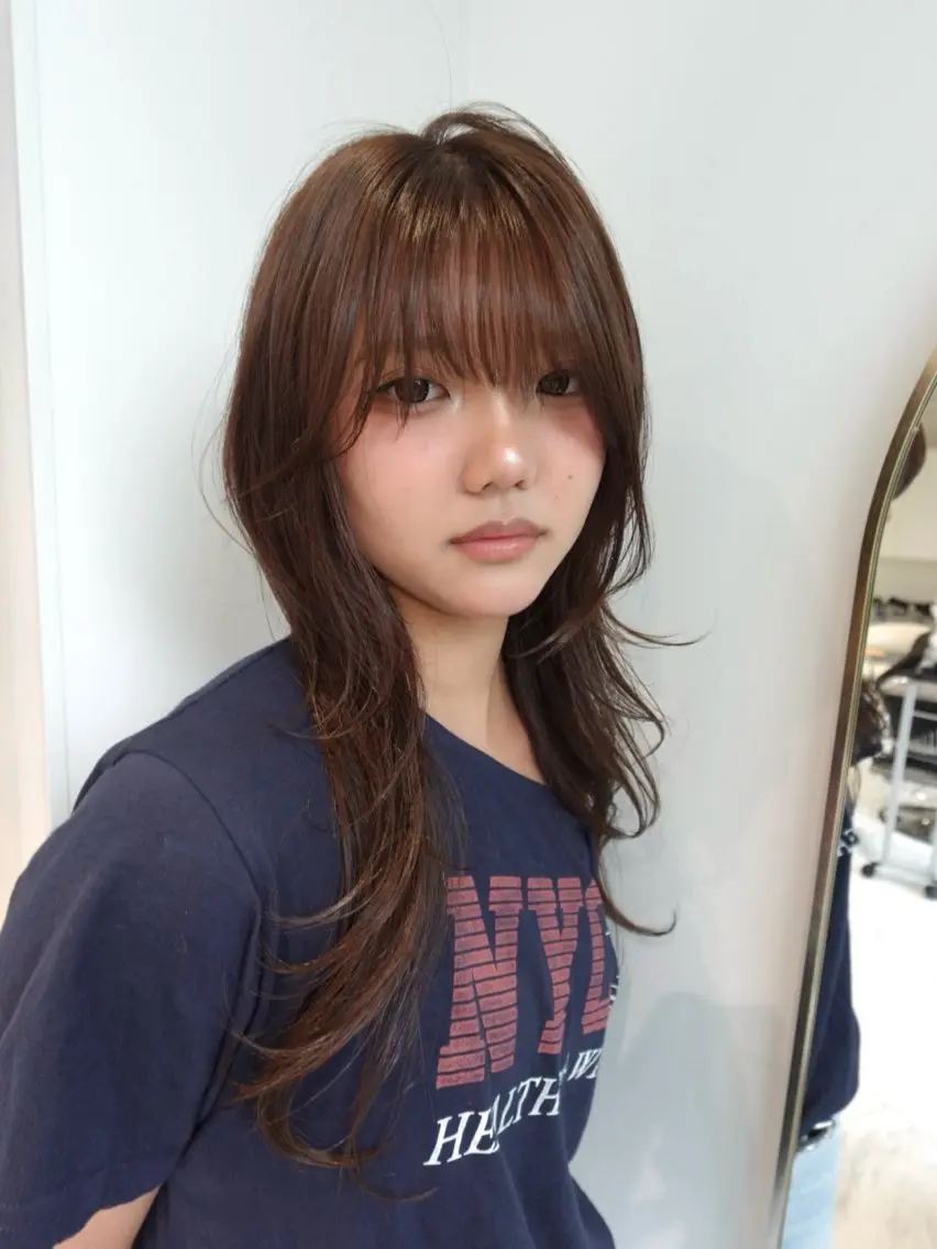 セミロング カラー カット ヘアカラー トリートメント 吉祥寺/個性派/ kazuha🩰のヘアスタイル