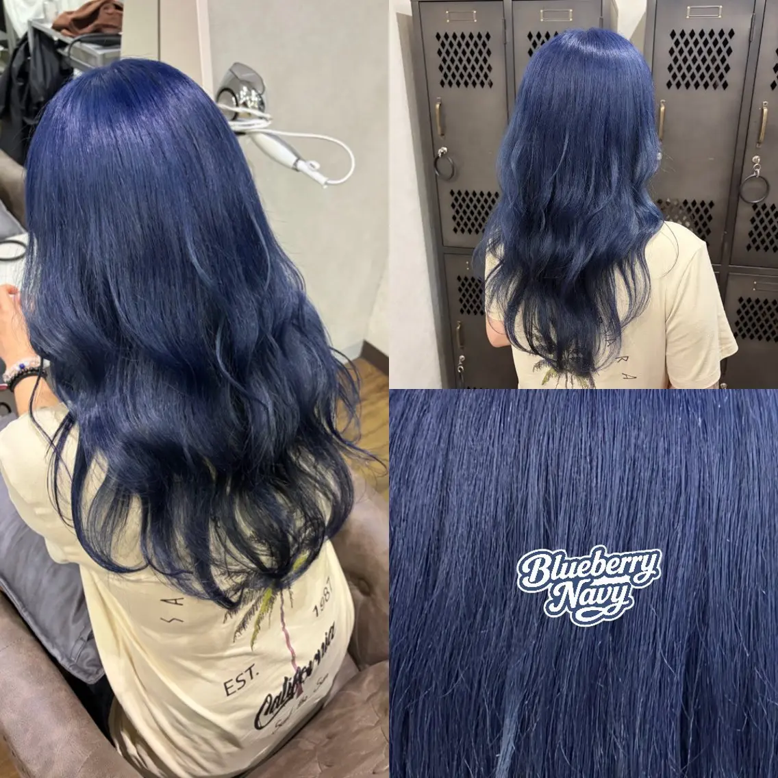 カラー ブリーチ ブルーカラー 透明感カラー ネイビーカラー ヘアカラー 戸田大介 /ブリーチカラーのヘアスタイル