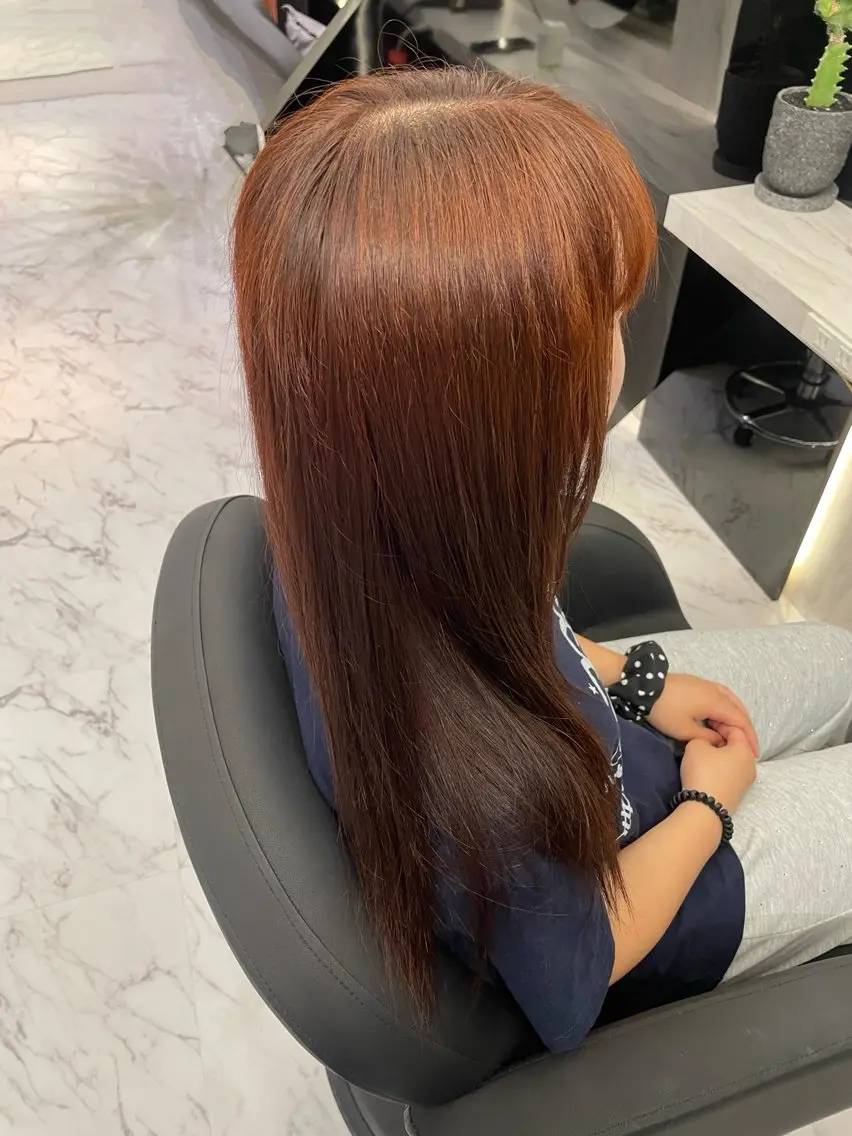 ロング カラー ヘアカラー TheEct Q'n ໒꒱· ﾟななこのヘアスタイル