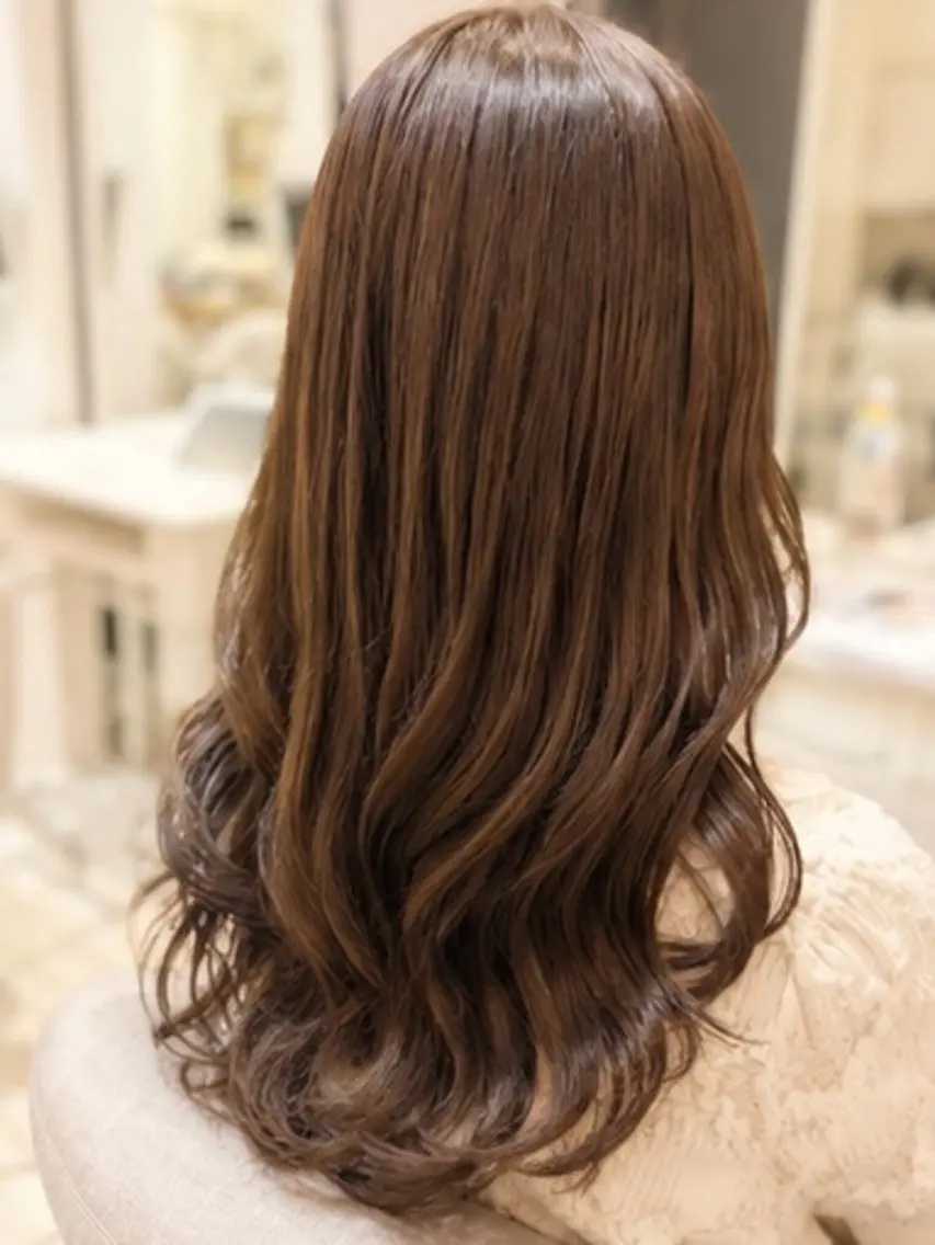 セミロング カラー カット ヘアカラー トリートメント period. ほりはるかのヘアスタイル