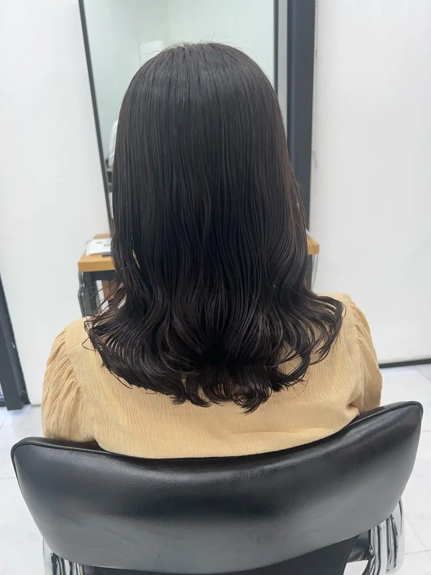 ミディアム カット パーマ トリートメント 🌿大内雅斗 🌿韓国ヘアのヘアスタイル