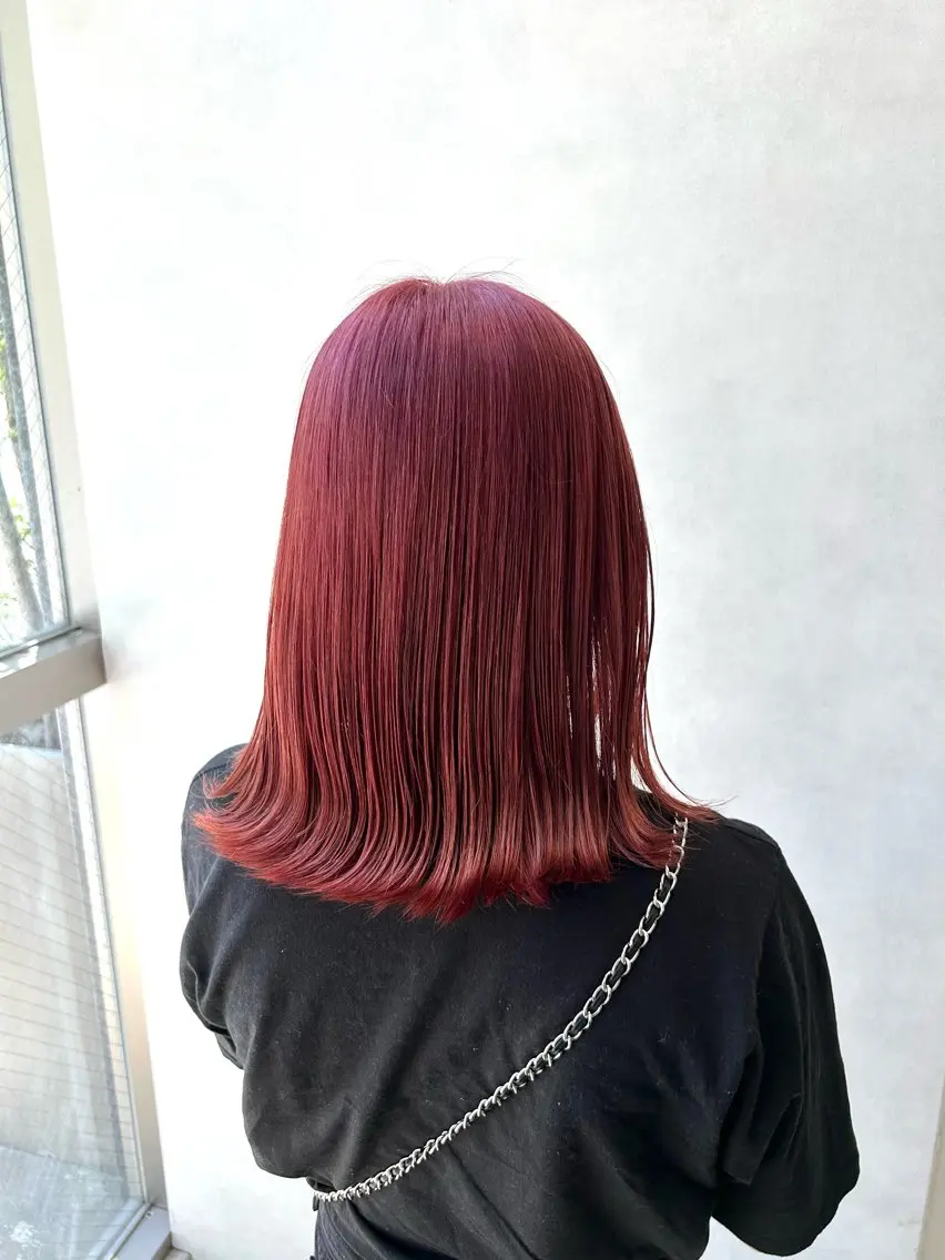 ミディアム カラー 名古屋/レイヤー 島原 由璃のヘアスタイル