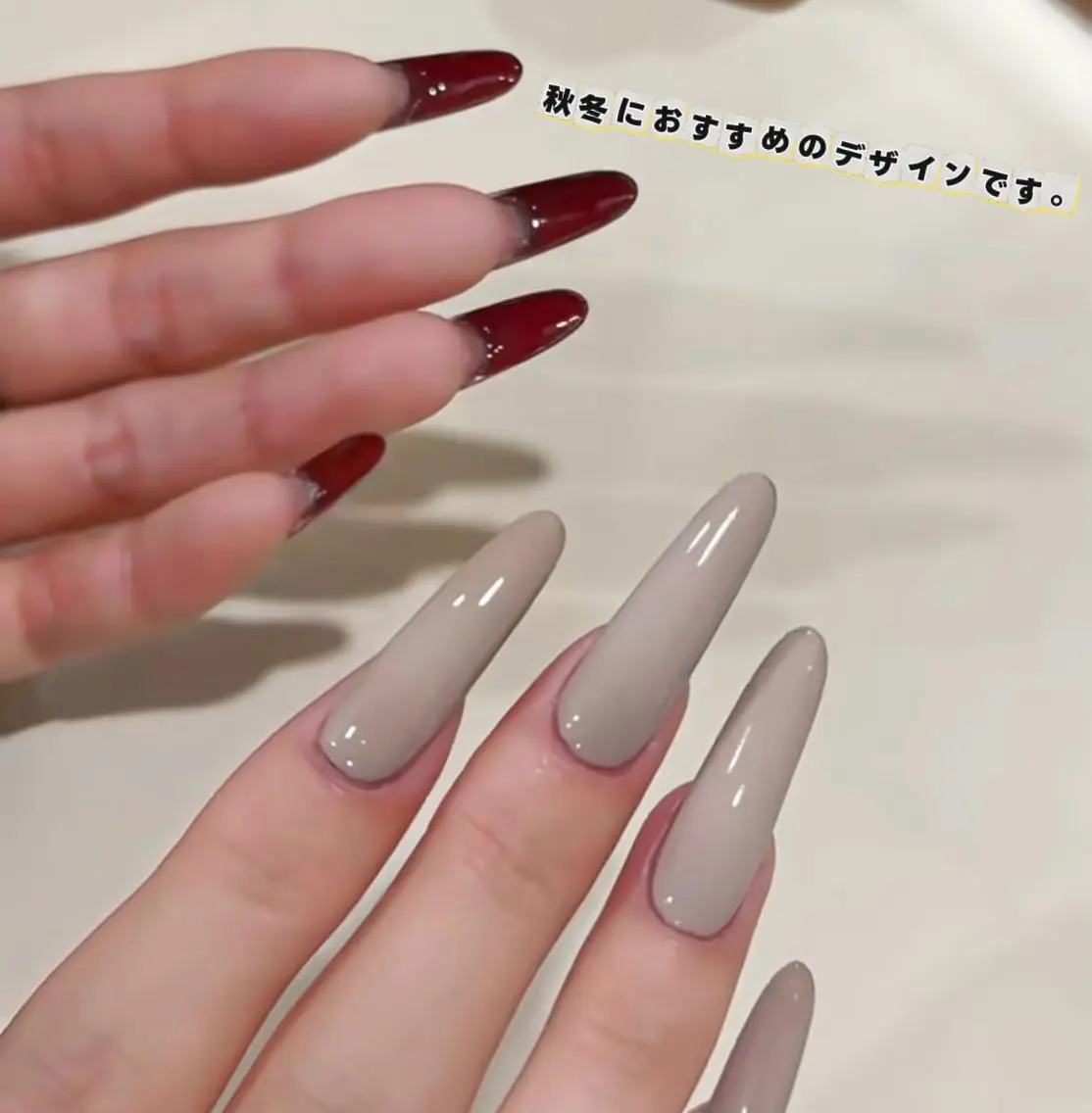 ネイル メンズ ボルドー ブラウン チークネイル 長さ出し フットネイル ハンドネイル ハンドケア NEW NAIL KaKa❤️‍🔥のネイルデザイン