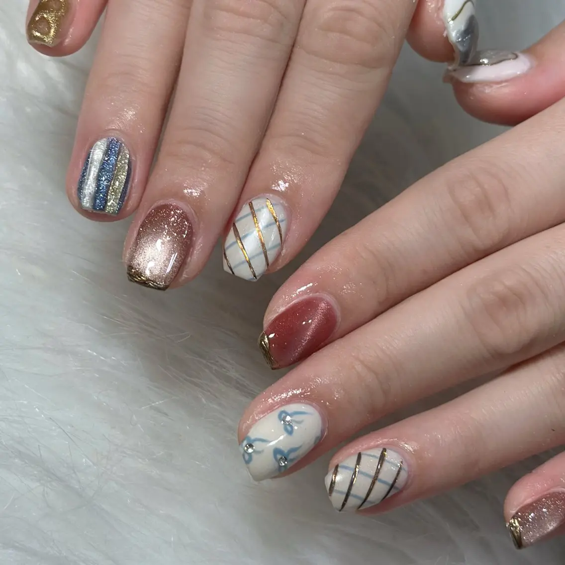 ネイル ハンドネイル フットネイル LAVISH nanamiのネイルデザイン