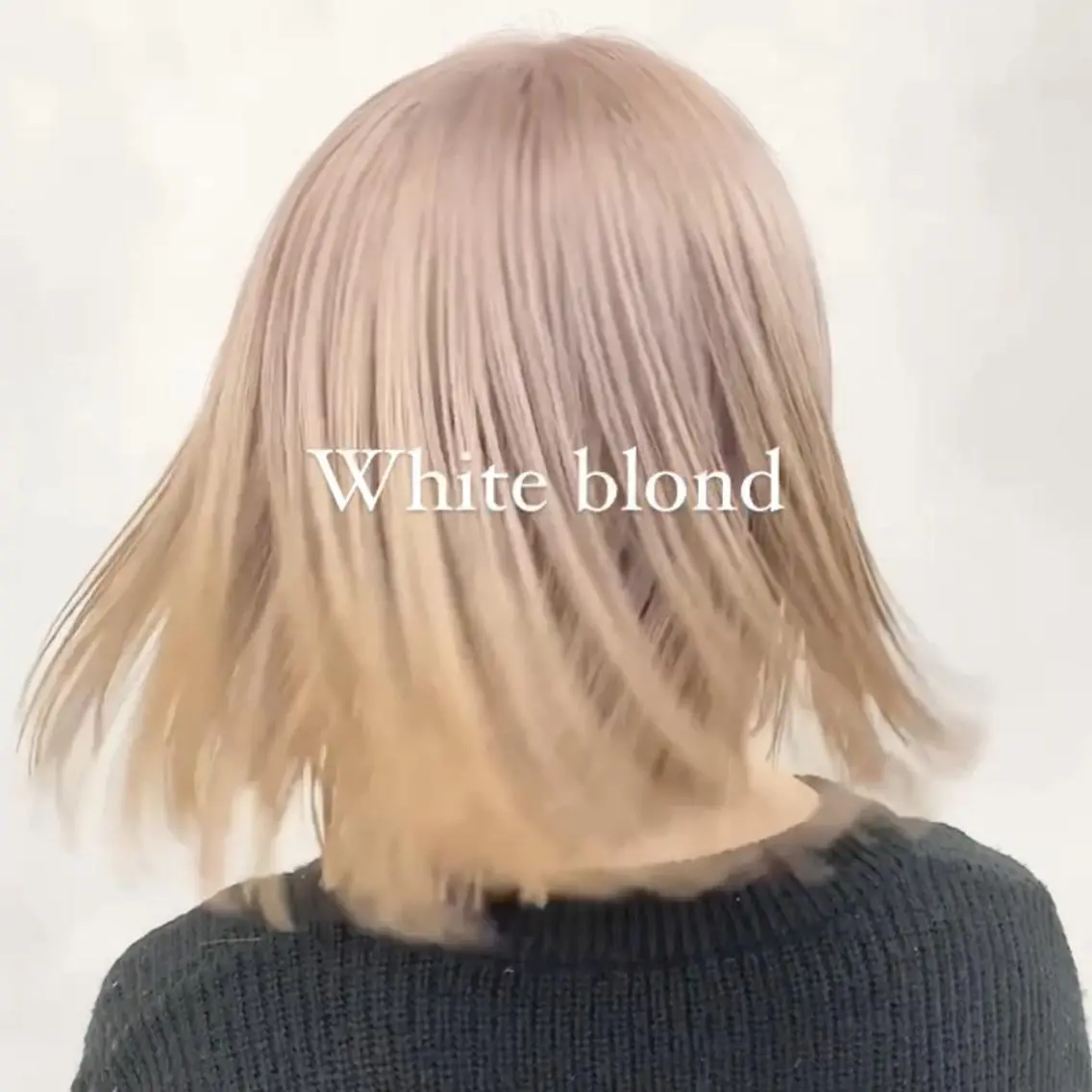 ミディアム カラー カット ヘアカラー トリートメント ハイトーン特化サロン 代表 中谷蓮のヘアスタイル