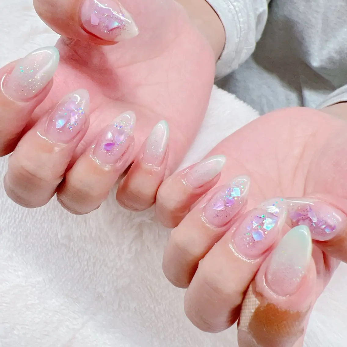 ネイル パープル ハンドネイル Emi lyのネイルデザイン