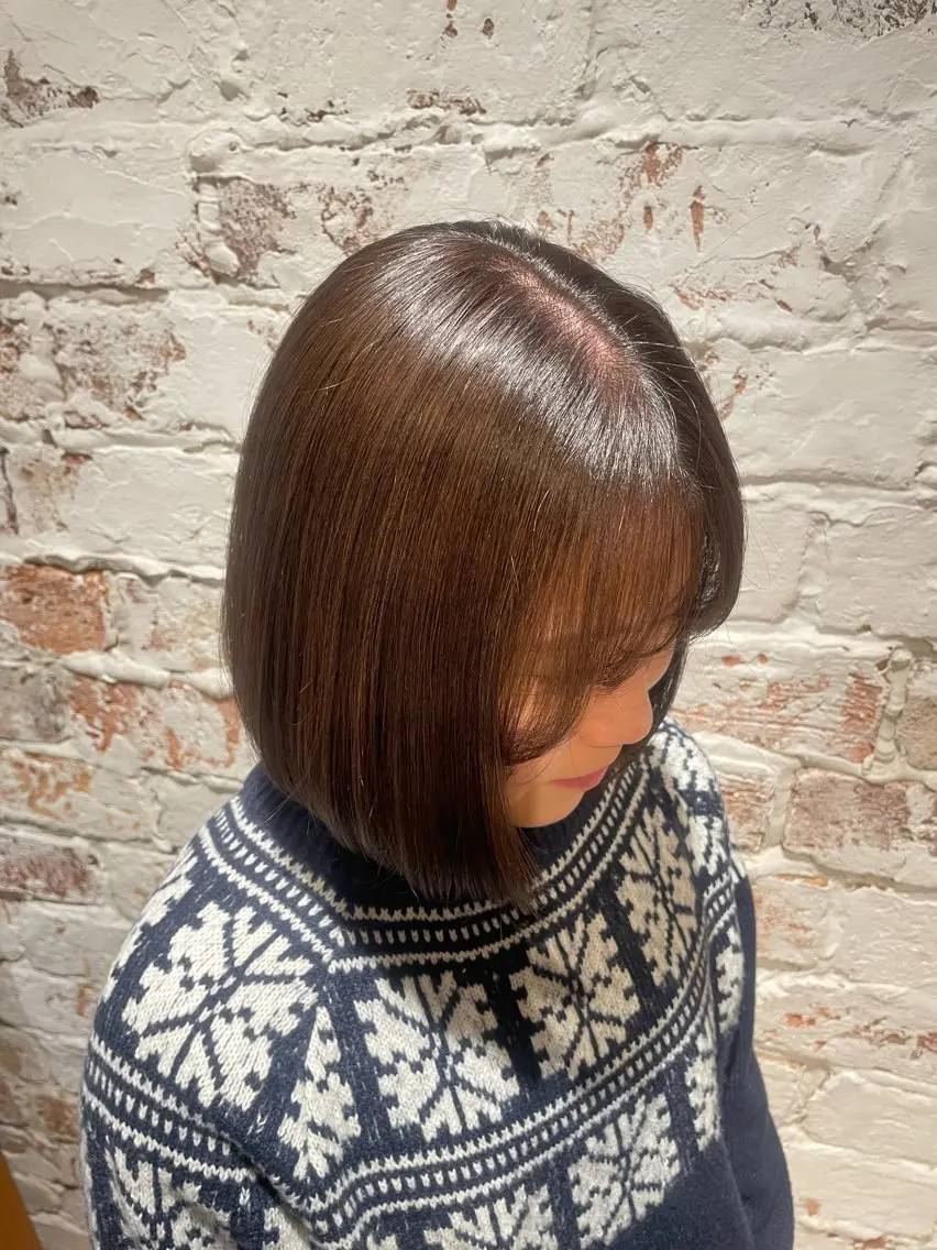 ミディアム カラー highlight 🤍RIOのヘアスタイル