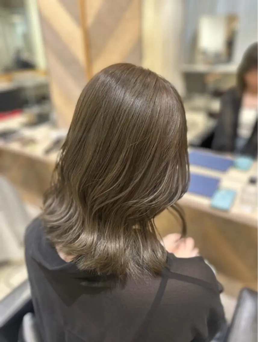 ミディアム カラー 透明感カラー 髪質改善 freera 京都/ あかねのヘアスタイル