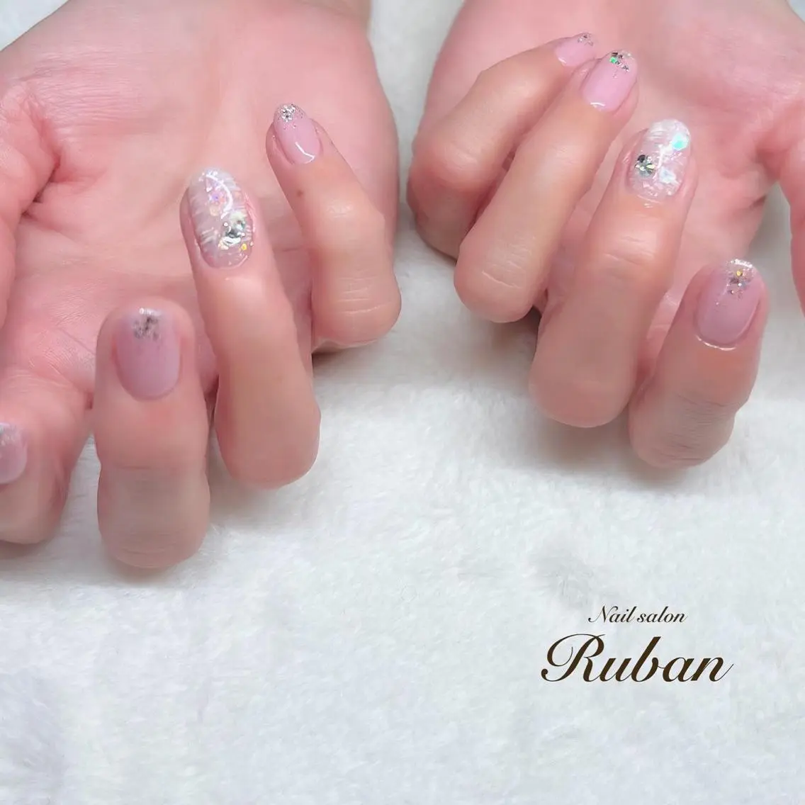 ネイル ツイードネイル Nail salon Rubanのネイルデザイン