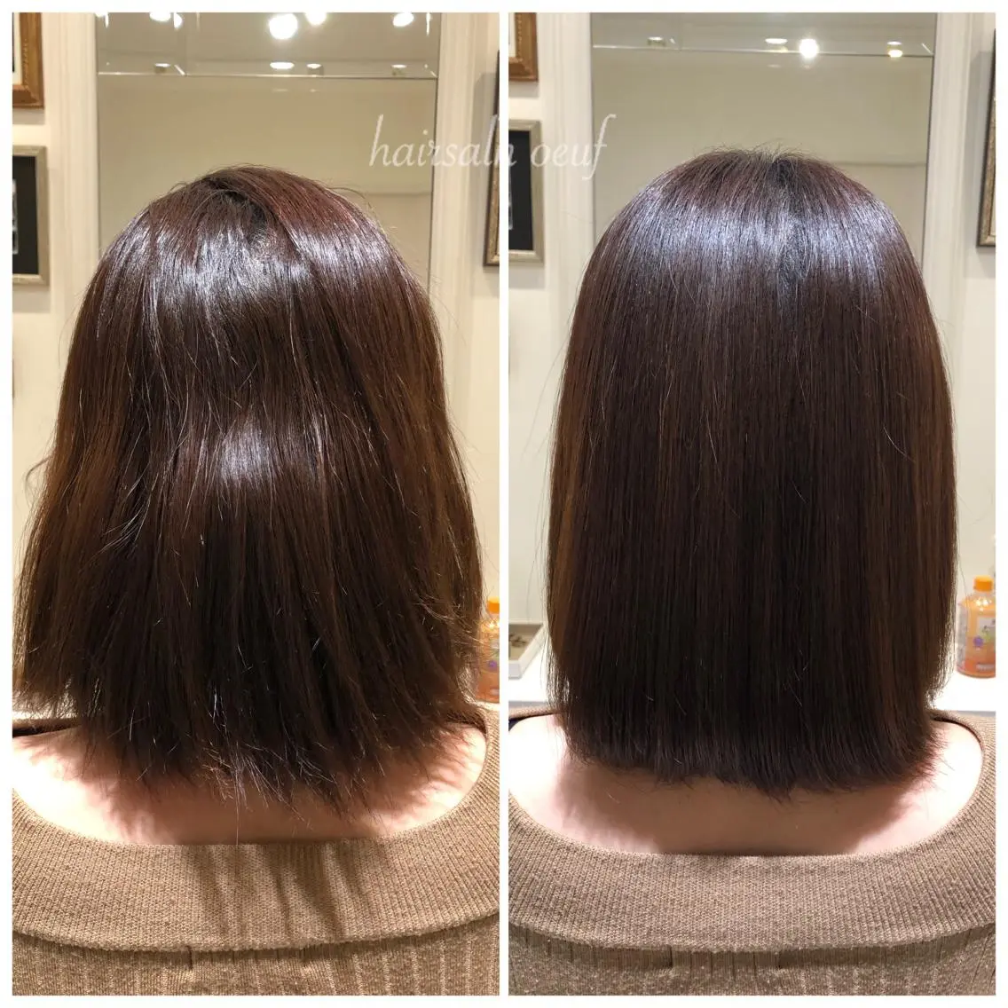 ミディアム ウフ 長瀬のヘアスタイル