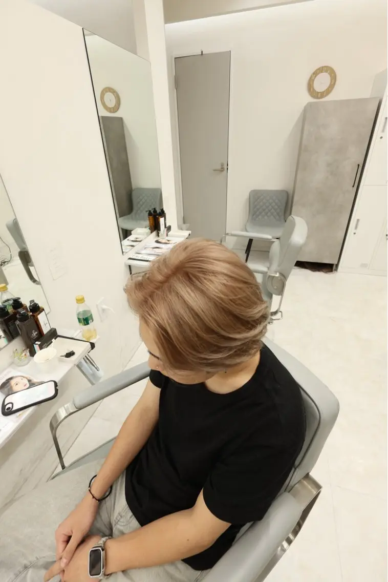 カラー メンズ カット ヘアカラー トリートメント ヘアセット 【バレイヤージュ】 🔥メンズRYUTAのヘアスタイル