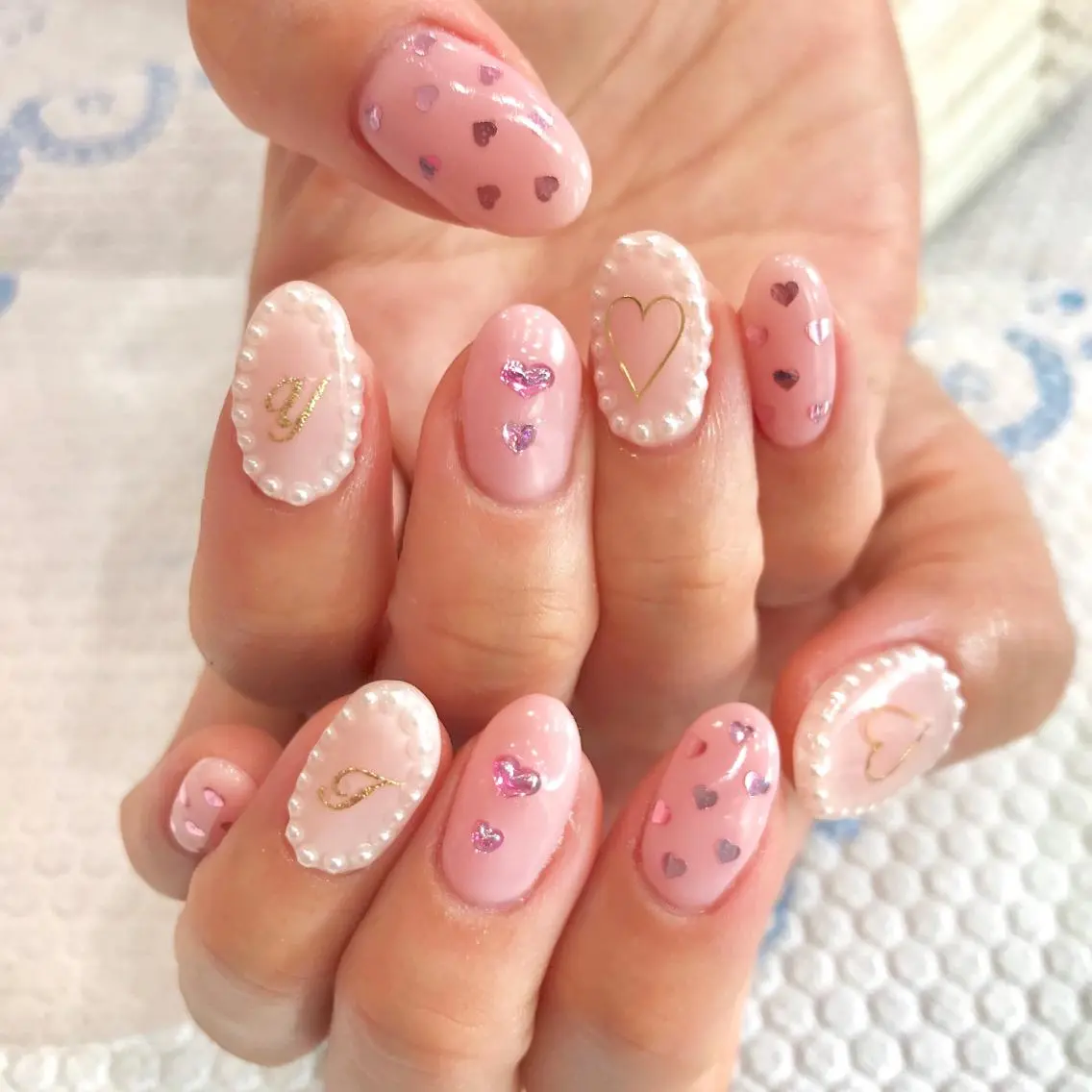 ネイル ハート Ash関内ネイリスト 荒木のネイルデザイン