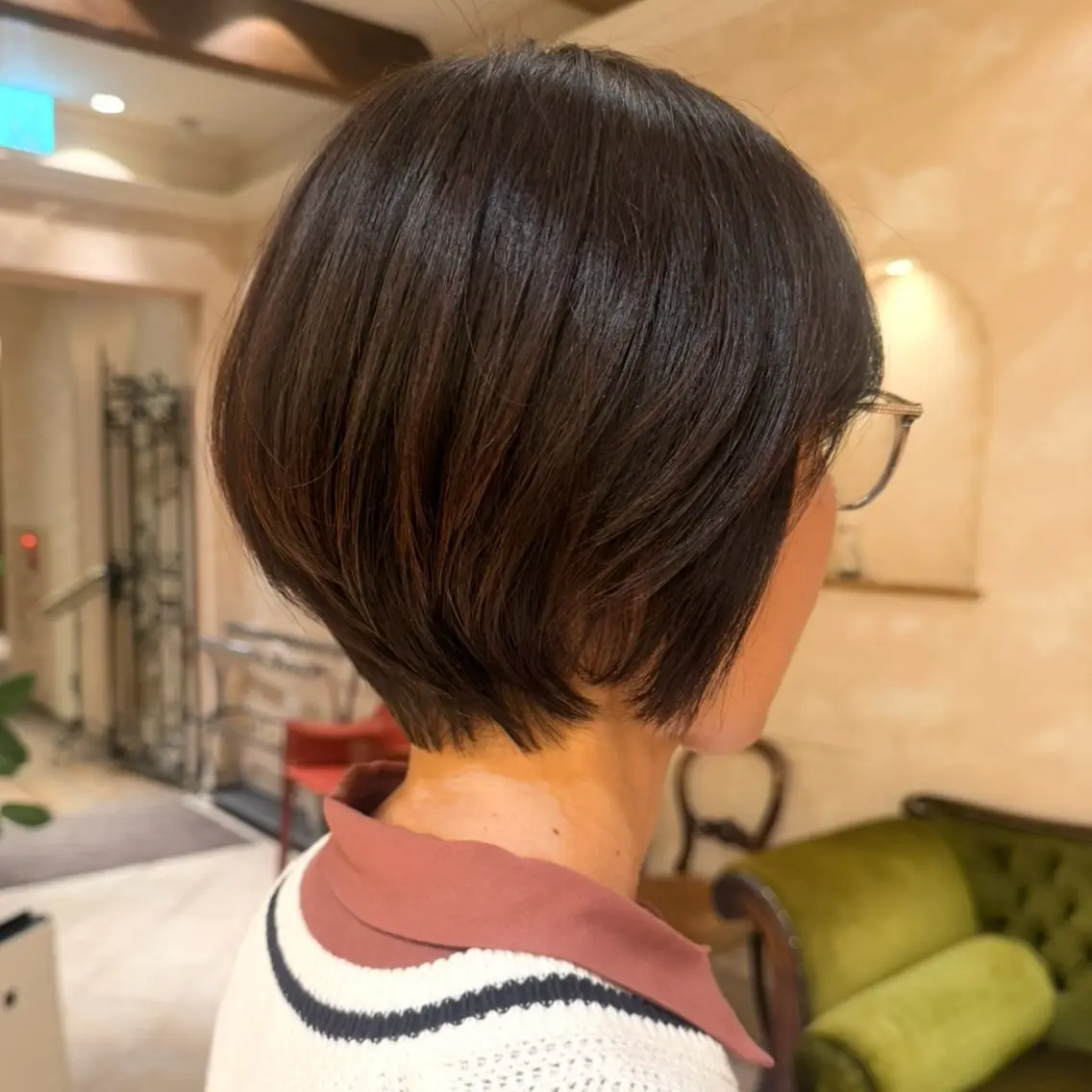 ショート ショートヘア 小顔カット ショートカット / 銀座/ 青山莉奈のヘアスタイル