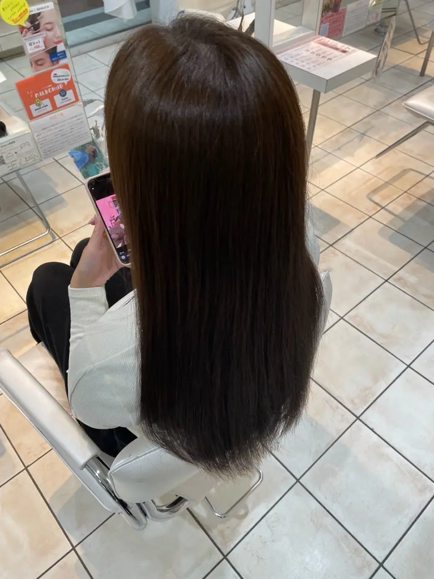 ロング カラー ヘアカラー 透明感カラー×美眉 🎀大西みゆう🎀のヘアスタイル