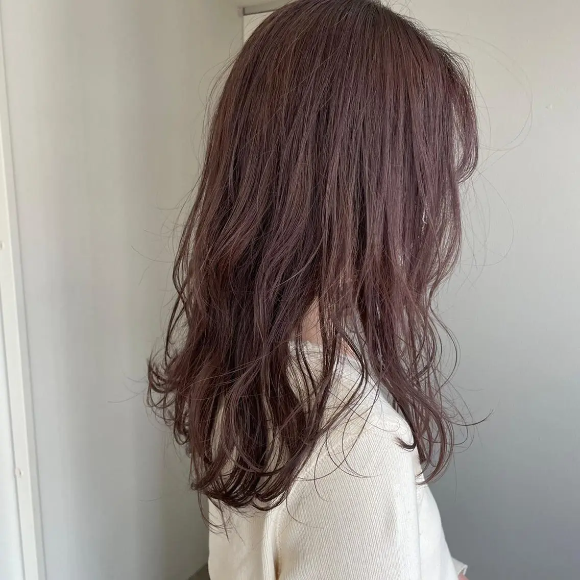 セミロング カラー exfa sakura🪞のヘアスタイル